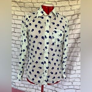 Apple Print GAP Shirt -Size XS